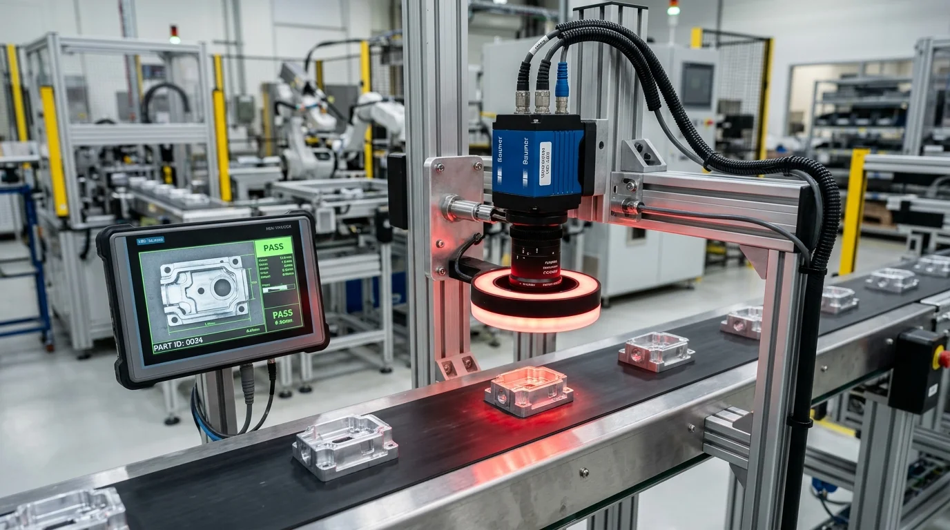 Sistem kamera inspeksi industri untuk visual inspection dan quality control manufaktur
