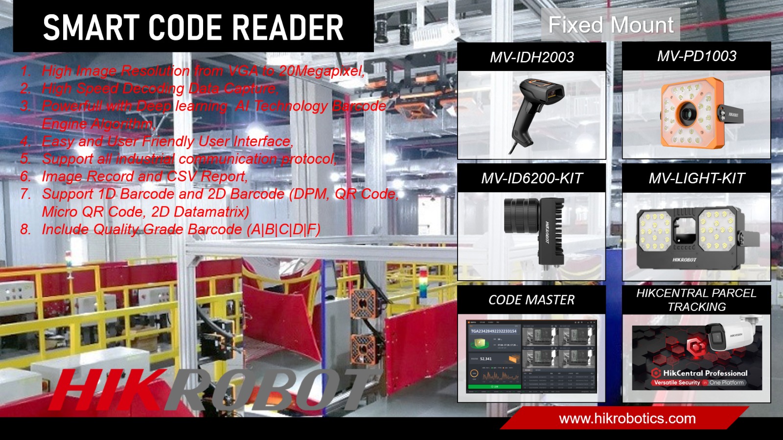 Barcode Traceability System Hikrobot untuk industri
