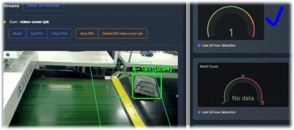 Project Conveyor Barcode Reader Setup Barcode Conveyor Project automation project Indonesia