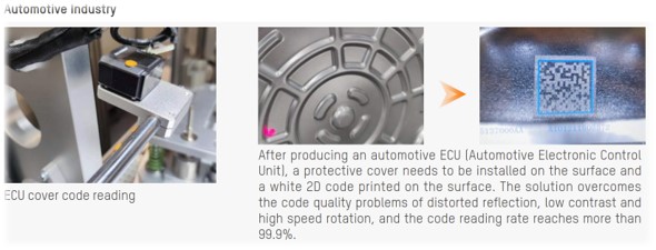 Project ECU Cover 2D Code Reading QR Code & Data Matrix Inspection automation project Indonesia