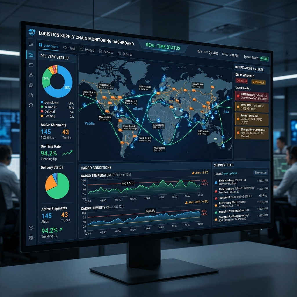 Cloud Monitoring untuk Supply Chain Visibility dan Logistics Tracking - Kalarra.ai Case Study