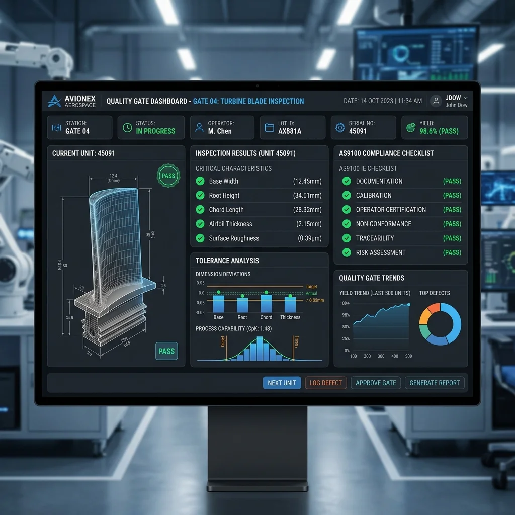 Inspeksi Presisi Komponen Aerospace dengan AI Machine Vision - Foto Dokumentasi Implementasi 3 - Kalarra.ai