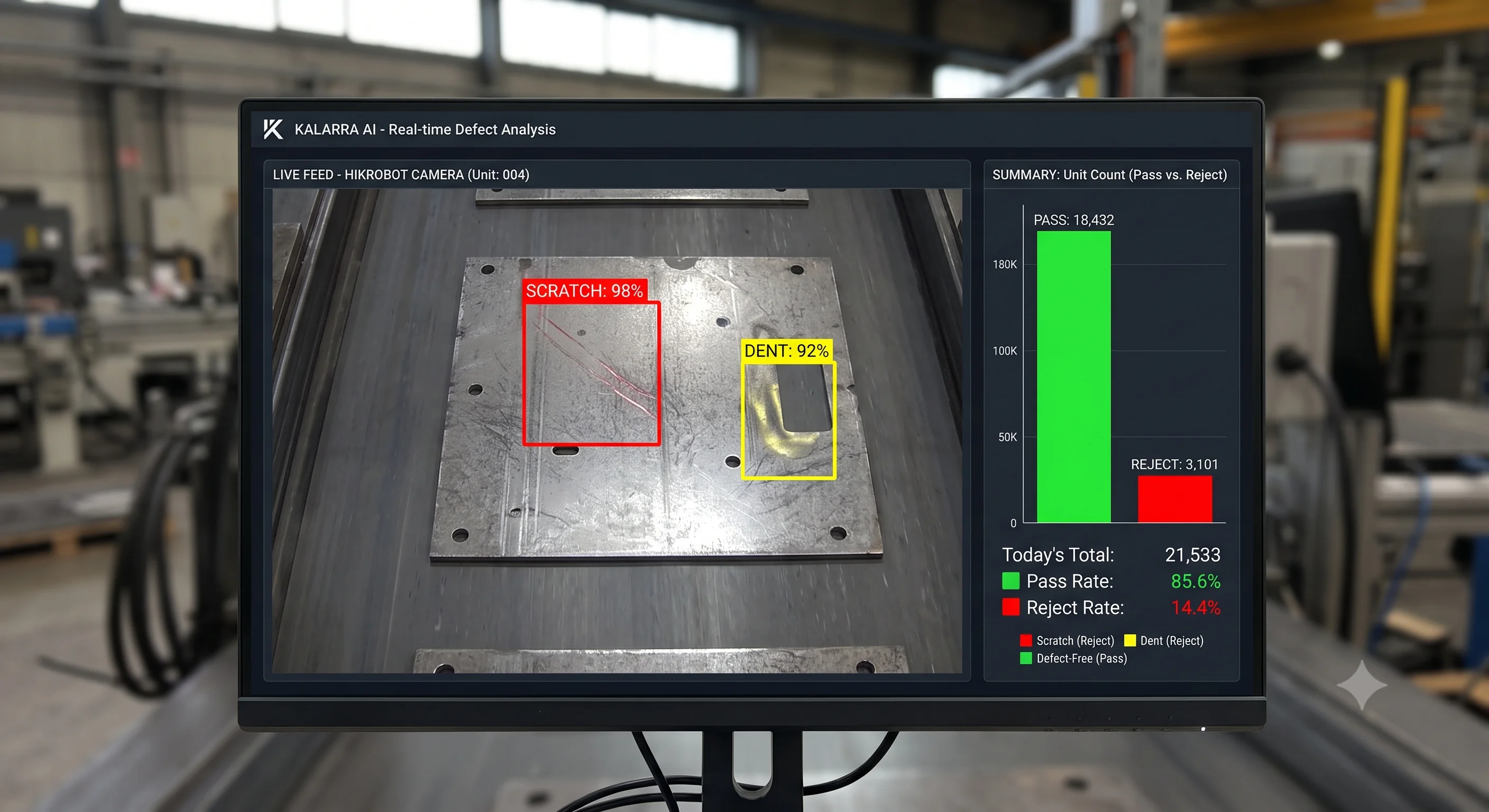 Inspeksi Cacat Permukaan Logam dengan AI Machine Vision - Foto Dokumentasi Implementasi 2 - Kalarra.ai