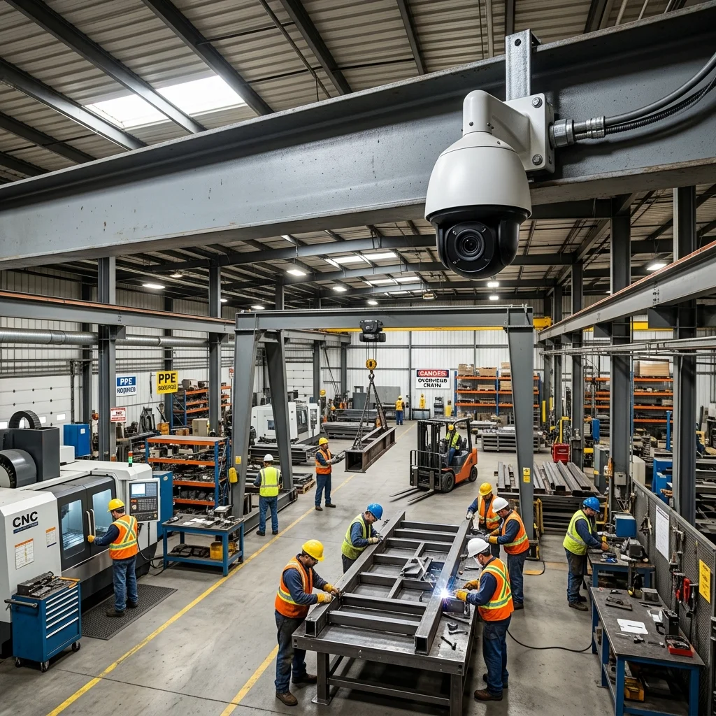 Deteksi APD dan Monitoring Safety di Area Produksi dengan AI - Foto Dokumentasi Implementasi 2 - Kalarra.ai