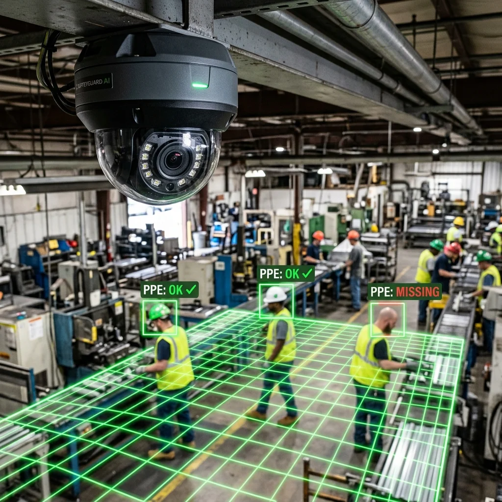 Deteksi APD dan Monitoring Safety di Area Produksi dengan AI - Foto Dokumentasi Implementasi 4 - Kalarra.ai
