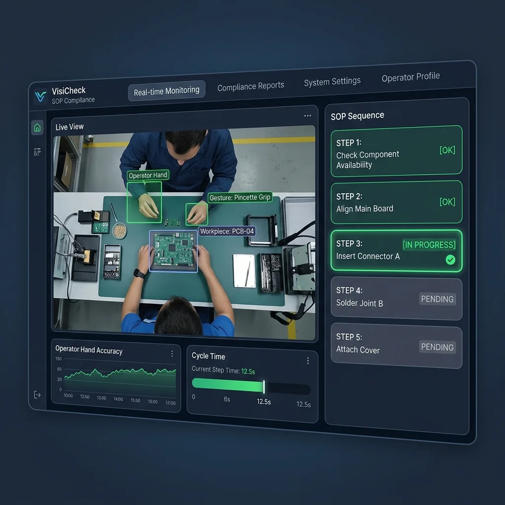 Monitoring SOP Compliance di Lini Produksi dengan AI Camera - Kalarra.ai Case Study Hero