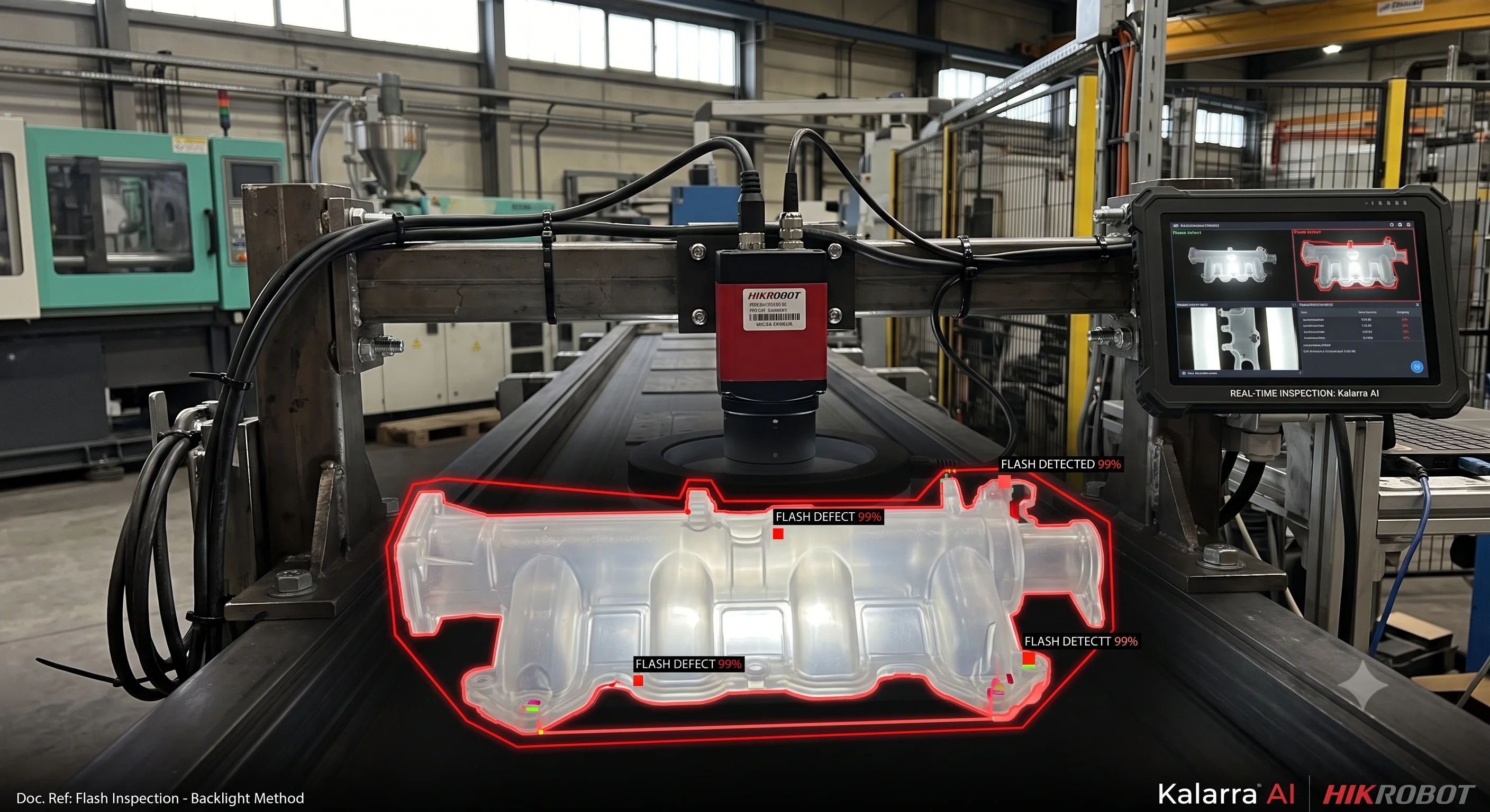 Deteksi Cacat Produk Plastik Injection Molding dengan AI Vision - Kalarra.ai Case Study