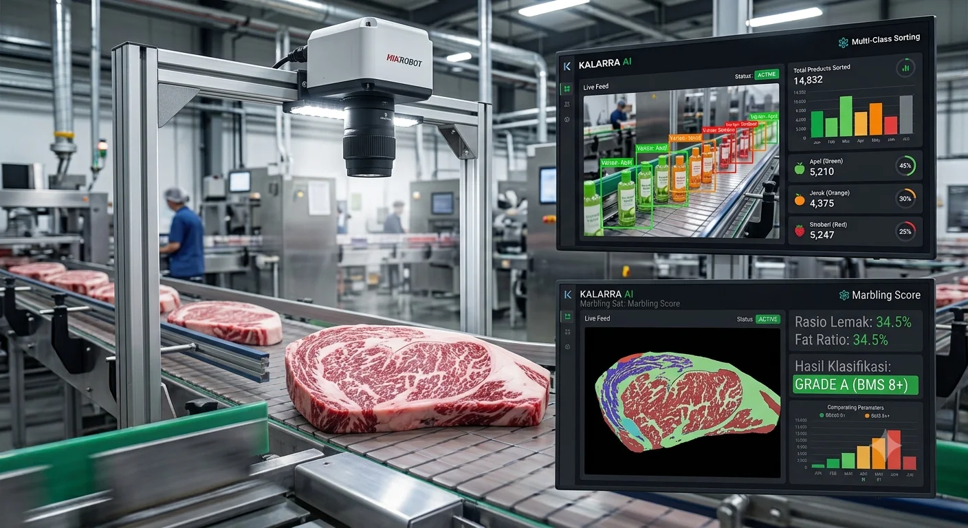 Klasifikasi Produk Berdasarkan Grade Kualitas dengan AI Vision - Kalarra.ai Case Study Hero