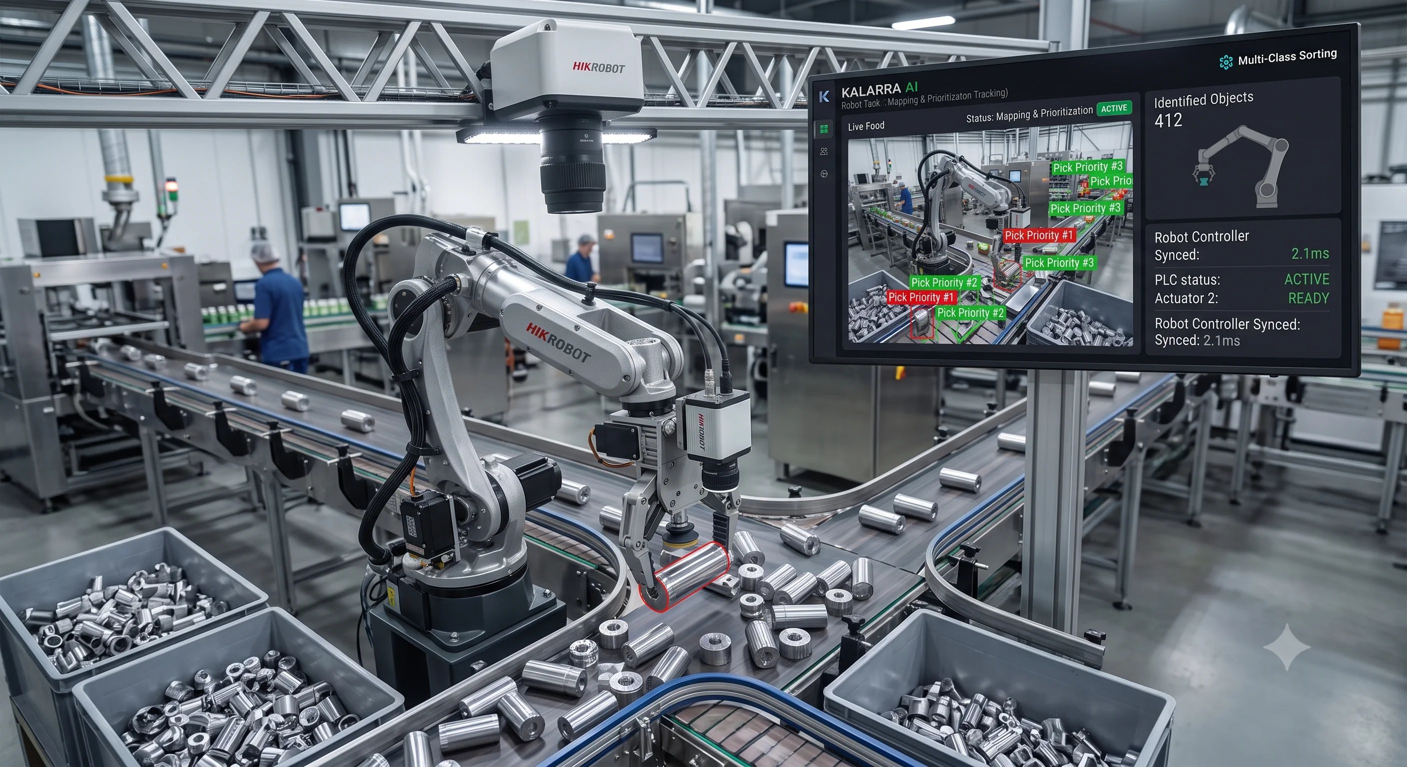 Vision Guided Robot untuk Pick and Place Presisi di Manufaktur - Foto Dokumentasi Implementasi 3 - Kalarra.ai