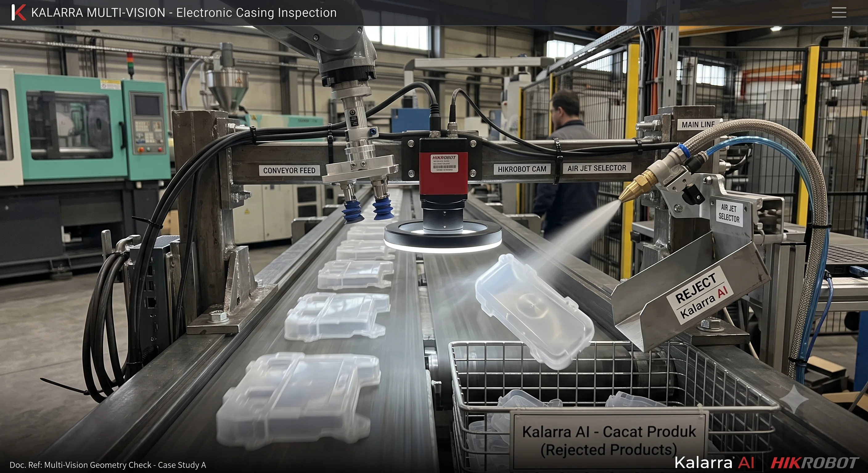 Deteksi Cacat Produk Plastik Injection Molding dengan AI Vision - Foto Dokumentasi Implementasi 4 - Kalarra.ai